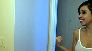 Busty CFNM Babe TUGS Cock