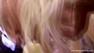 oh man, this lovely wife is swinging with another guy in hardcore amateur action