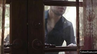 i watched this beautiful shemale fuck a girl in adorable crossdressing roleplay