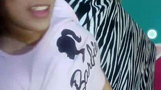 lesbianitas ricas explore soft touches and close embraces in a cozy room with gentle kisses and whispers