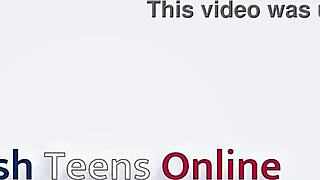 British redhead teen gives deepthroat blowjob then gets fucked and facialized!