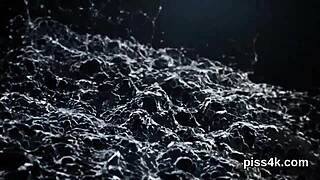 sweet lesbian teens get covered with urine and squirt from wet vaginas using dildo toys