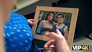 Brunette Czech mature mommy with natural tits in stockings fucks big cock from stepmom's best friend in retro sex