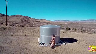 Being outdoors won't stop us, will these brunette and blonde lesbians keep eating pussy and tribbing wildly?