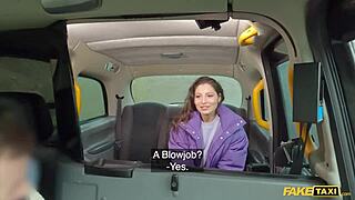 this fake taxi milf offered her shaven pussy to cover the ride fare