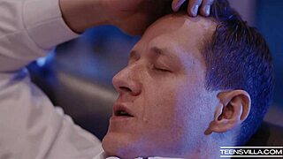 Petite teen Alexis Tae and Molly Little handle big cock in taboo pov reality