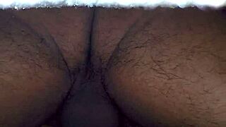 latina wife gets deep creampie, clothes ripped during intense sex session