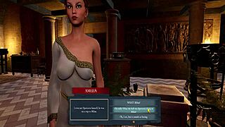let's play slaves of rome hermaphrodite part 4, trying to get in my wife's pants