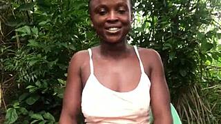 Isn't this crazybitch twerking in sexy clothes before showing her small cute tits?