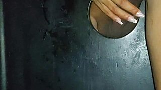 I love sucking black cock at the gloryhole. Got so horny I gave him my ass.