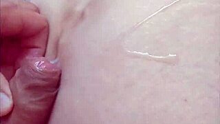 Is your tongue ready to lick my close-up open ass and wet holes in stockings?