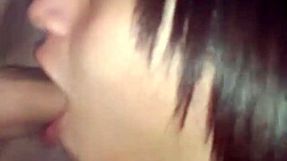 I sucked a young client's big pink cock when he visited my apartment