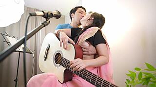 Indian Hindi Singer Experiences First Time Anal Close Up in Homemade Video with Young Beauty