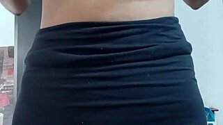 spy cam catches innocent curvy latina teen 18+ with perfect natural tits