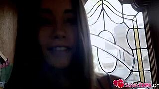 bratty young 18+ stepsis punished for getting home too late aria lee