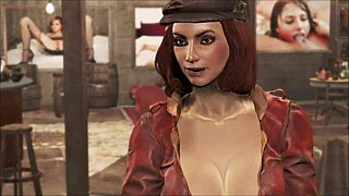 Fallout 4 brings piper's love to life with strapon action between brunettes 😏🔥