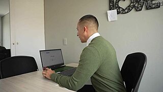 colombian secretary ashley sanz gets a promotion with her beautiful ass - knock knock club