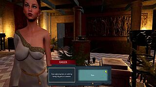 let's play slaves of rome hermaphrodite part 4, trying to get in my wife's pants