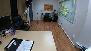 i'm choking on this deepthroat during nataly dewalt's intense casting session with gagging