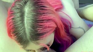 Step sister deepthroats monster cock and bounces huge ass in rough doggystyle pounding