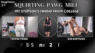 oh yeah squirting pawg milf takes my college friend's big black cock bareback in every position