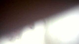 SSBBW with Big Belly Gets Pussy Fucked POV Style. Husband Rubs Belly and Cums on It in Intense Couple Session.