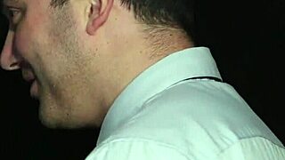 Cock jerking mistress in stockings humiliates with femdom handjob!