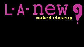 luminous blonde beauty shows her sexy body in casting interview on sofa