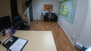 i'm choking on this deepthroat during nataly dewalt's intense casting session with gagging