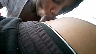 Watch me suck the cum out and put it all over my big tits for stepdad - mastermeat1