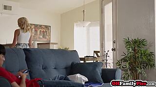 Blonde teen 18+ freya parker and hot madison summers fuck big cock in hardcore blowjob