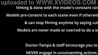 Florida 18+ Tina Lee Comet ydmykes på girlsgonegyno med Dr Tampa og sykepleier Angel Rose, spekulum og fitte-spredning