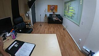 i'm choking on this deepthroat during nataly dewalt's intense casting session with gagging