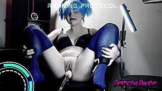 wanna see me bound and submissive getting fucked rough by this machine for science?