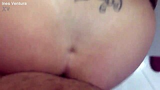 oh man that blonde latina's big ass got a nice orgasm load right on it