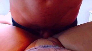 Shaved Pussy Takes Stranger's Dick Hard