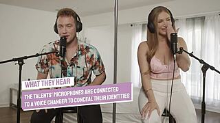 Strawberry blonde babe Skylar Snow gets passionately kissed by Van Wylde