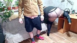 Why not jerk off and cum all over your mother-in-law's big ass?