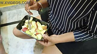 Angry indian girlfriend gets fucked hard by boyfriend in hindi audio part 1. She's curvy and moaning!