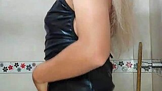 Why Does This Transsexual Touch So Richly In The Bathroom?