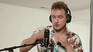 Strawberry blonde babe Skylar Snow gets passionately kissed by Van Wylde