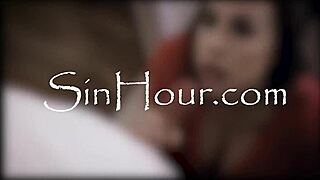 Can perfect ebony tits and tiny wild blonde girl save this couch humper?