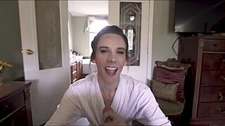 Friends hot mom alora jaymes needs money so she rides in bedroom doggystyle with passionate moaning as milf wife.