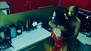 Oh yes, fuck my beautiful slender wife in that erotic bodysuit roughly in the kitchen across every position we can think of.