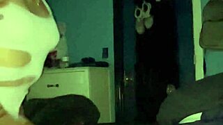 Pretty curly Latina babe boldly gets small tits sucked and missionary pussy stuffed with monster cock.