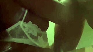 Snuck off to suck dick with ball licking blowjob cum in mouth facial from big black cock in pov ebony action.