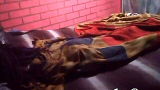 invading brazilian daughter nicoli fox room at night to play with skinny african slut ass