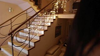 stepsisters got stuck in the dorm and ended up with a deep pussy creampie from roommate cock