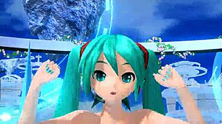 Hatsune Miku Sings Ai No Uta In Project Diva With Full Nude Mod And Goddess Curves Exposed!