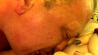 Granny feels intense pleasure from tongue bullet toy and hard cock
